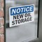 Signmission New Oil Storage, 10 in W x Rectangle, Vinyl Decal OS-2PACK-NS-D-710-L-14333 - alternate 3
